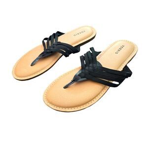 Torrid Elastic Braided Flip Flop Wide Width